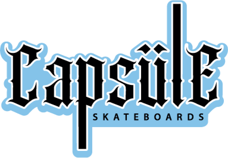 Capsule Skateboards gothic logo